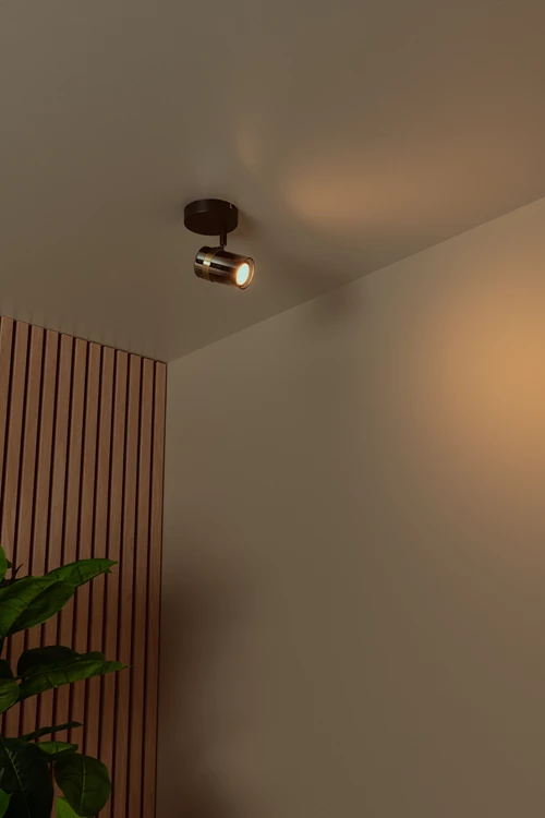 Lucide UPTON - Spot plafond - 1xGU10 - Fumé - ambiance 1
